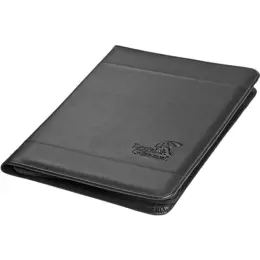 Altitude Windsor A4 Zip-Around Folder Black Branded